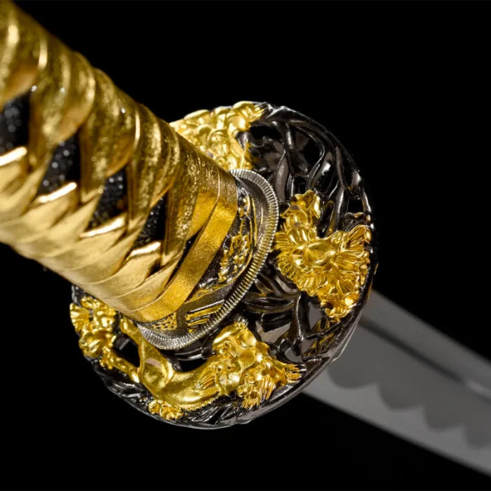 Black and Gold Katana