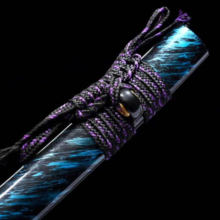 Black and Purple Katana