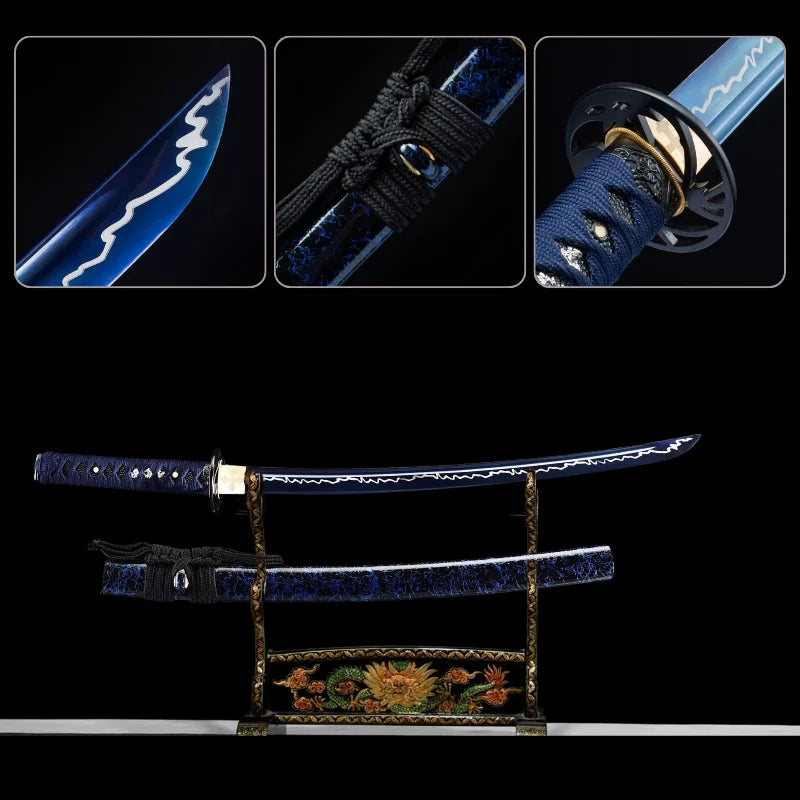 Blue Dragon Wakizashi