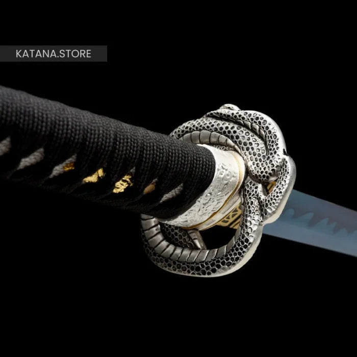 Blue katana blade