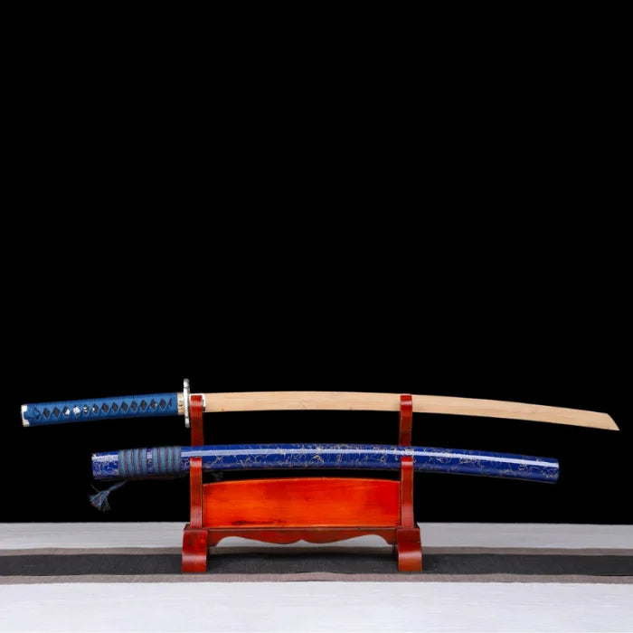 Blue Wooden Katana