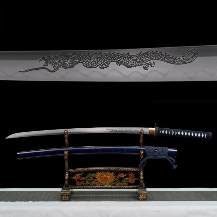 Dragon Engraved Katana