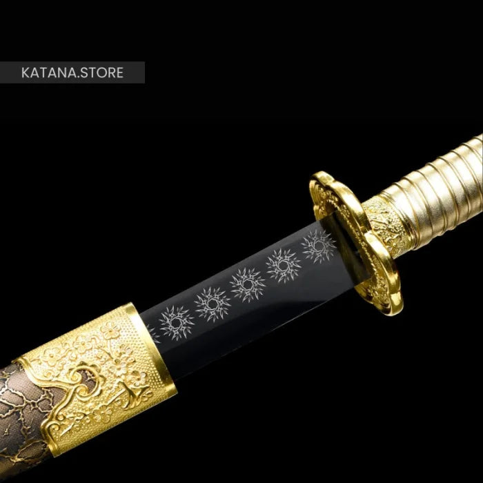 Golden katana