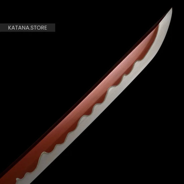 Red bladed katana