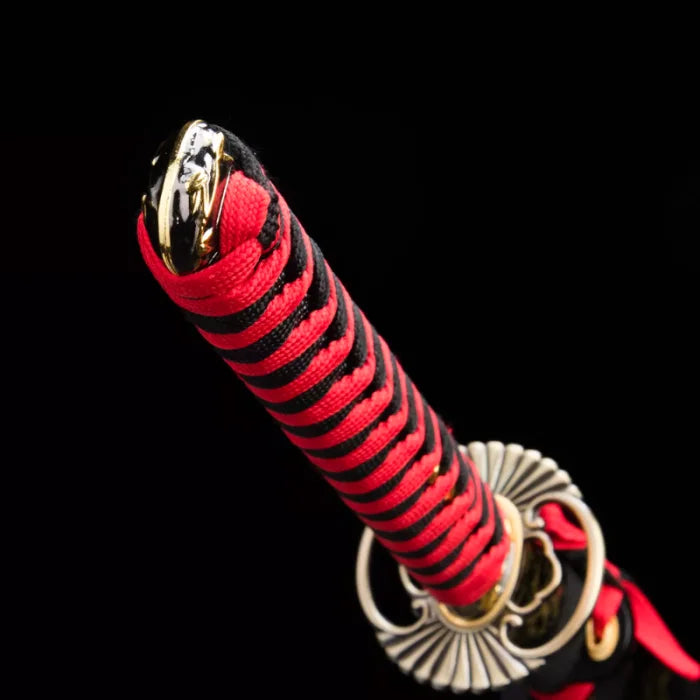 Red Damascus Katana