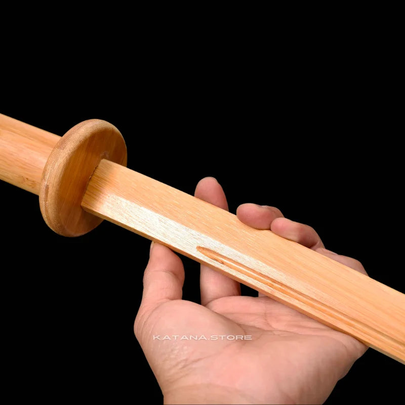 Wooden training katana