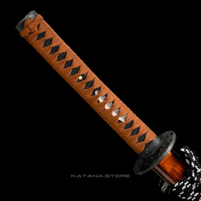 Black and Brown Katana