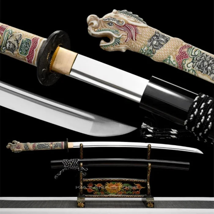 Black dragon katana