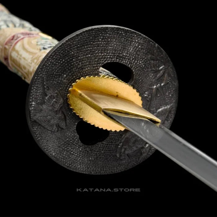 Black dragon katana