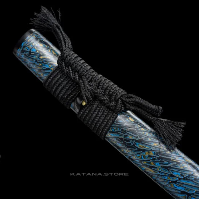 Blue fire katana