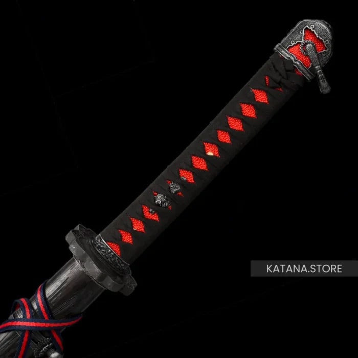 Red and Black Katana